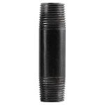 Black Welded Nipple, 3/4 x 10"