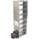 TrueZONE 8" x 24" Rectangular Parallel Blade Damper